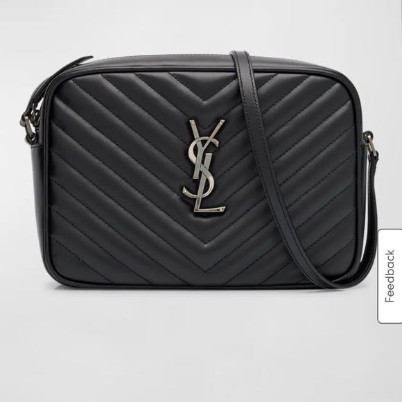 Calfskin Matelasse Monogram Lou Camera Bag Black - Picture 1 of 4